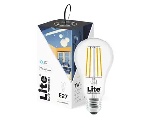 Żarówka Lite Moments Inteligentna żarówka - E27 / 6W / 2700-6500K / E27 / Google Home / Alexa