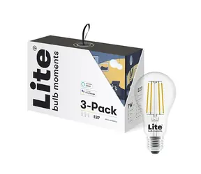 Lite Bulb Moments Zestaw inteligentnych żarówek - E27 / 6W / 2700-6500K / E27 / Google Home / Alexa