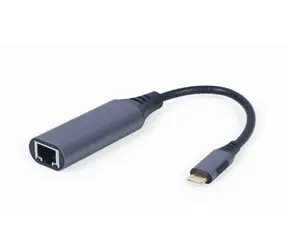 Gembird A-USB3C-LAN-01 Adapter USB-C - LAN szary 