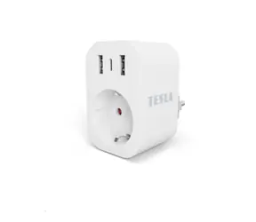 TESLA SMART Plug SP300 USB / Inteligentne gniazdo / 3680W / 1x 230V AC / 2x USB-A / 1x USB-C / WiFi