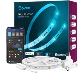 Govee H615A 5m / Taśma LED / 24 W / 608 lm / BT / Wi-Fi / RGB 