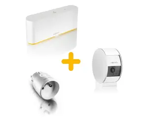 Zestaw sterownika Somfy TaHoma Switch + zabezpieczenie wewnętrzne kamera + ON-OFF Gniazdo wtykowe io (typ E) / Wi-Fi
