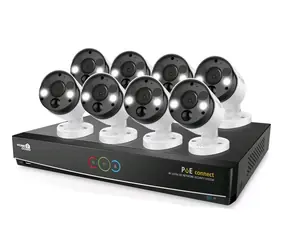 iGet HGNVK164908 / System kamer / 8 kamer / UHD 4K / 16CH / IP66 / WAN / 16x LAN / HDMI / VGA