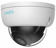 Uniarch IPC-D125-PF28 biała / Kamera zewnętrzna IP / Kopułkowa / 2592 x 1944 / IR / RJ45 / PoE / IP67