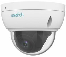 Uniarch IPC-D314-APKZ biała / Zewnętrzna kamera IP / Dome / 2560 x 1440 / IR / RJ45 / PoE / MicroSD / IP67