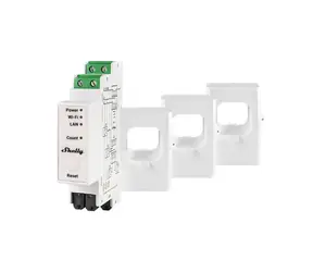 Shelly Pro 3EM 400A biały / Trójfazowy licznik zużycia / BT 4.2 / WiFi