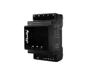 Rozpakowany - Shelly Pro 4PM szary / Inteligentny przełącznik z pomiarem zużycia / 4 kanały / BT 4.2 / WiFi / rozpakowany