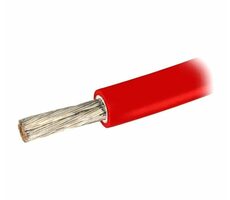 GOOWEI Kabel Energy do podłączenia paneli fotowoltaicznych miedziany 1x 6mm2 czerwony