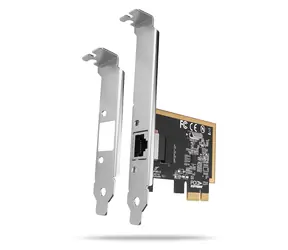 Axagon PCEE-GRF, karta sieciowa PCIe - 1x Port Gigabit Ethernet (RJ-45), Realtek 8111F, w komplecie. płyta długogrająca