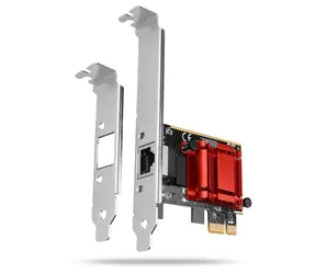 Axagon PCEE-GIX, karta sieciowa PCIe - 1x Port Gigabit Ethernet (RJ-45), Intel i210AT, PXE, z wbudowaną kartą sieciową. Płyta LP