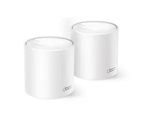 TP-LINK Deco X10 (2 szt.) / system WiFi 6 MESH AX1500 / dwuzakresowy / 2,4 GHz -300 Mb/s / 5 GHz - 1201 Mb/s / 2x GLAN