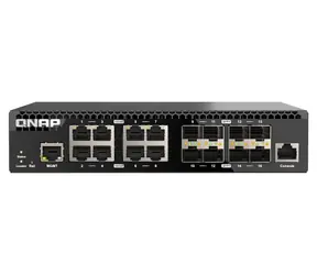 QNAP QSW-M3216R-8S8T / Przełącznik zarządzalny / 8x 10GbE RJ45 / 8x 10GbE SFP+