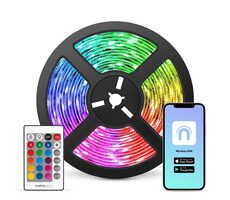 Niceboy ION SmartStrip 5m / Taśma LED RGB / 24W / kontroler / WiFi / IP20