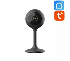 Solight Home Kamera WiFi Czarna / Wewnętrzna kamera IP / 1920 x 1080 / Mikrofon / Nagrywanie w nocy