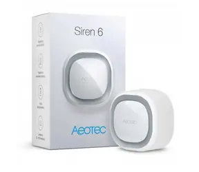 Aeotec Siren 6 biała / Syrena wewnętrzna / 110 dB / Z-Wave PLUS 