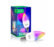 Nous P4 / Inteligentna żarówka / E14 / 380 lm / RGB / WiFi