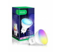 Nous P8 / Inteligentna żarówka / GU10 / 380 lm / RGB / WiFi