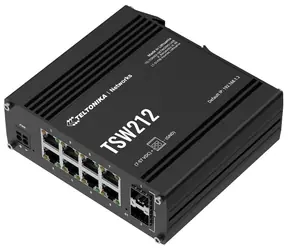 Teltonika TSW212 / 8x LAN 10/100/1000 / Switch przemysłowy / 2x SFP / IP30
