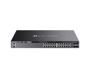 TP-LINK SG6428XHP / 24- Port przełącznik / 24× 10/100/1000 Mbps PoE+ / 4× 10G SFP+