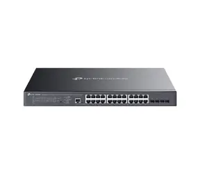 TP-LINK SG3428XMPP / 24- Port przełącznik / 24× 10/100/1000 Mbps RJ45 / 4× 10G SFP+ 