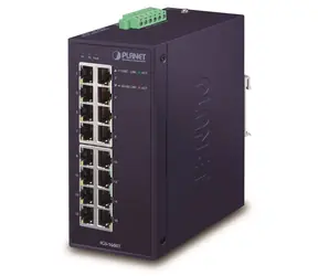 Planet IGS-1600T / Przełącznik przemysłowy / 16x GLAN