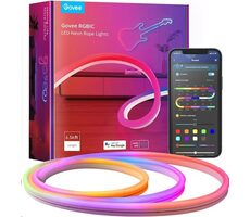 Taśma elastyczna LED Govee Neon SMART - RGBIC - 2m / Taśma LED / 36W / 345lm / BT / WiFi / RGBIC