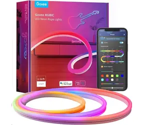 Taśma elastyczna LED Govee Neon SMART - RGBIC - 2m / Taśma LED / 36W / 345lm / BT / WiFi / RGBIC