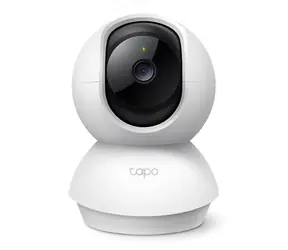 TP-LINK Tapo C200C biała / Kamera IP do użytku wewnętrznego / 1920 x 1080 / Kąt widzenia 360° / mikrofon i głośnik / IR / Wi-Fi / microSD