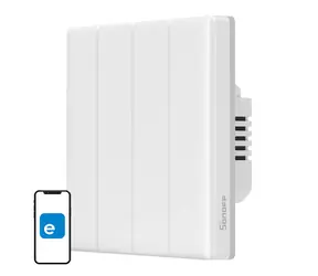 Sonoff TX T5 4C / Przełącznik ścienny Smart Touch (4-kanałowy) / WiFi