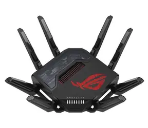 Asus ROG Rapture GT-BE98 / Router gamingowy / 2,4 GHz / 5,0 GHz / 6,0 GHz / 2x WAN / 4X LAN / WiFi 7 / AiMesh / po sprzedaży