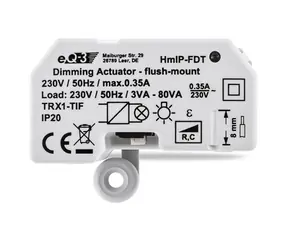 Homematic IP HmIP-FDT Siłownik ściemniający - montaż podtynkowy