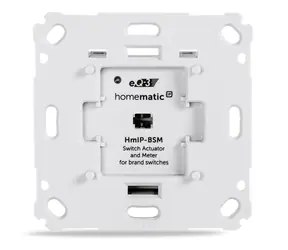 Homematic IP HmIP- BSM Siłownik przełączający z pomiarem - 5A / montaż podtynkowy