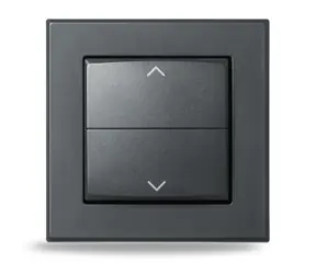 Homematic IP HmIP-BRA-A Osłona przełącznika kołyskowego - z symbolami w kolorze antracytowym