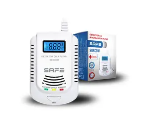 SAFE 808COM Kombinowany detektor CO gazów palnych i wybuchowych 