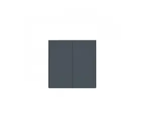 Przełącznik ścienny Aqara SMART Wall Switch H1 EU (z przewodem neutralnym, podwójnym kołyską) (WS-EUK04-G) z podwójnym przekaźnikiem Szary