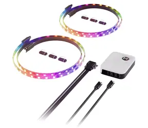 Hyte LS30 Taśma LED x 2 + NEXUS Portal czarna