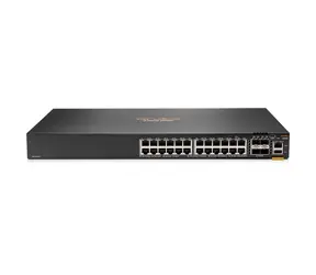 Przełącznik HPE Aruba CX 6200F / 24 porty Gigabit RJ45 / 4X 10 Gigabit SFP+ / PoE