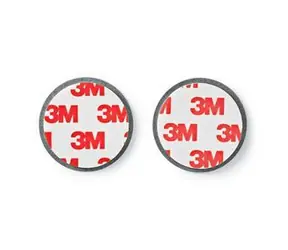 Taśma klejąca do montażu detektora Nedis , srebrna / Średnica: 39,4 mm / Magnetyczna 