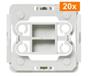 Homematic IP Adapter Berker B2 (20szt) / do ramek i osłon Berker S1/Moduł 2/B1/B3/B7/Q1