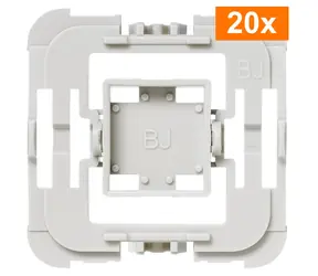 Homematic IP Adapter Busch-Jaeger (20 szt.) / do kompatybilnych ramek i pokryw Busch Jaeger