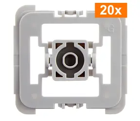 Homematic IP Adapter Gira 55 (20szt.) / do ramek i osłon Gira serii System 55/Standard 55/E2/Event/Espirit