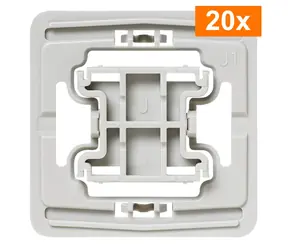Homematic IP Adapter Jung J1 (20szt.) / do ramek i osłon Jung serii LS 990/LS-design/LS PLUS/CD 500/CD Universal/CD PLUS