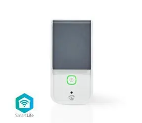 Nedis SmartLife Smart Socket Biały / Wi-Fi / IP44 / Miernik mocy / 3680 W / Android i iOS