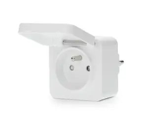 Nedis SmartLife Smart Socket / Zigbee 3.0 / IP44 / Miernik mocy / 3680 W / Android i iOS 