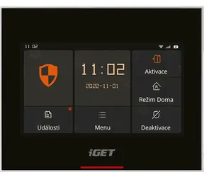 Rozpakowano - iGet HOME X5 / Bezprzewodowy system bezpieczeństwa / 4,3" IPS / WiFi / GSM / rozpakowano