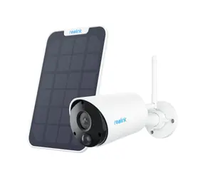 Reolink Argus Series B320 biały / bezprzewodowa kamera IP + panel słoneczny / 2304 x 1296 / IP65 / mikrofon i głośniki / WiFi 