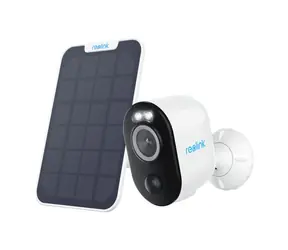 Reolink Argus Series B330 biały / bezprzewodowa kamera IP + panel słoneczny / 2880 x 1620 / IP65 / mikrofon i głośniki / WiFi 