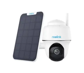 Reolink Argus Series B430 biała / bezprzewodowa kamera IP + panel słoneczny / 2880 x 1620 / akumulator / IP64 / WiFi / MicroSD 