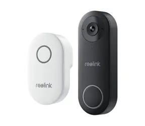 Reolink D340W Wideodomofon / inteligentny dzwonek / 2560 x 1920 / IP65 / WiFi / MicroSD 