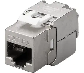 goobay Moduł Keystone RJ45 CAT 6A / ekranowany / bez narzędzi / 500MHz
